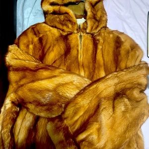 Short Mink classic mink jacket